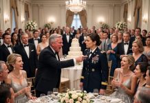 Dad humiliated me before two hundred guests, unaware that his failing company had forged my signature to secure a federal defense contract. “You have never accomplished anything,” he hissed. I opened the leather folder beneath my arm and replied, “Then why did you need my name?” The ballroom doors swung open, and two federal agents walked directly toward him. My sister dropped her champagne when I revealed what they had stolen.