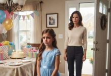 My daughter spent her birthday staring at an empty doorway, still wearing the dress she had chosen for our family. Not one of them came. A week later, my sister texted, “Close your restaurant—Emma’s $1,800-per-person engagement dinner is already booked there.” I replied, “Declined.” Two hours later, she stormed into my lobby screaming, “You’ll regret humiliating us!” I stood, looked her in the eyes, and revealed the one thing she never expected…