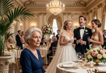 They pinned a name tag on my dress that read, “The Absent Old Lady,” then laughed as if I hadn’t paid for the flowers, the music, and every crystal glass in that ballroom. My granddaughter raised her champagne and said, “At least Grandma finally showed up.” I smiled, stood slowly, and whispered to the manager, “Freeze the escrow.” By the time my limousine pulled away, their perfect wedding had become a bill they could never escape.