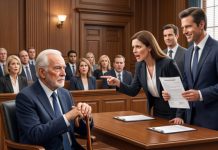 My daughter thought declaring me insane would be the easiest way to steal my million-dollar estate. “He hears voices and cannot manage money,” her lawyer announced, proudly displaying a letter with my signature. The judge examined it, then looked directly at him. “Interesting,” she said. “This paper was manufactured this year, but the letter is dated three years ago.” I watched my daughter grip the table—because the real evidence had not even been revealed yet.