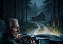My daughter-in-law wore my dead wife’s robe while planning my “accident.” My son stood beside her, smiling like the lake house was already his. “Tomorrow, the judge gives us everything,” he said. I let him finish. Then the sheriff kicked open the door, federal agents stepped inside, and my granddaughter whispered, “Take off Grandma’s robe.” That was the moment their perfect lie began to bleed.