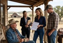 When my son got married, everyone assumed my late wife’s ranch would become his. I let them believe it. One week later, my daughter-in-law arrived on my porch with a notary and a perfect smile. “Just sign here, Henry,” she said. “Mark will take care of everything.” I looked at the deed, then at her, and said, “Funny. You’re asking the wrong owner.” That was when her smile died.
