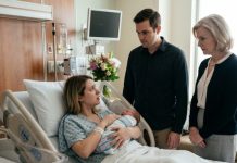 Two hours after giving birth, I looked at my husband and waited for him to hold our daughter. Instead, Adrian leaned close and whispered, “I already have a son with another woman. I won’t acknowledge your child.” I didn’t cry. I held my baby tighter and smiled. “Then remember this moment,” I said. By morning, his company, his mistress, and his perfect lie began falling apart.