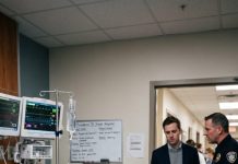 I woke up in a hospital bed with one leg shattered, only to hear my son’s voice outside the door. “She’s useless now. Cut her off before she changes the will.” My heart froze. When he walked in, he smiled like a grieving child and whispered, “Mom, I’m doing this for the family.” But he didn’t know the accident camera had recorded everything.