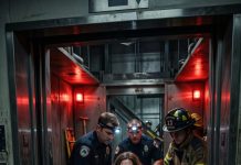 For seven endless hours, I sat trapped in a dead elevator, one hand on my swollen belly, praying my husband would come for me. Instead, he chose her. When the rescue doors finally opened, I heard him scream, “Where is my wife?!” The officer stared him in the eyes and replied, “You’re too late.” In that moment, he lost far more than he ever imagined… but the truth was even more devastating.