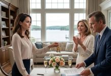 “My wedding gift from you will be the lake house,” my sister announced, reaching for my keys. “You live alone—you don’t need six bedrooms.” Mom applauded, while Dad pushed the transfer papers toward me. Then my attorney pointed to one line in the deed. Dad read it twice and turned pale. I smiled and said, “You didn’t just promise away my house—you activated a two-million-dollar debt.”