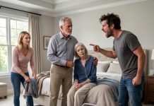 My son believed throwing us out would finally make the house his. He even laughed when I carried his sick mother through the front door. “You have nowhere else to go,” he said. But I had spent forty years reading contracts—and he had never read the one that allowed him to live there. Two hours later, his voice shook through the phone: “You took everything back.” Then I heard the phone hit the floor.