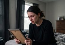 My husband died during a military mission, and for three months, I woke up every morning wishing it was all just a nightmare. Then one night, my sister Lauren called me, her voice shaking. “Emily… come now. There’s something about Daniel you need to see.” When I opened the mysterious box delivered to her house, I found a photograph hidden inside. The moment I saw who was standing beside my husband… my entire world froze.