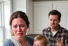 “You’re useless! You do nothing but stay home and live off me!” my husband shouted as I scrubbed greasy dishes with one hand and held our sleepy daughter on my back with the other. Tears blurred my vision, but I stayed silent. He never knew the woman he mocked was the anonymous author behind the world’s best-selling crime novels. And tonight… someone was about to reveal my identity.