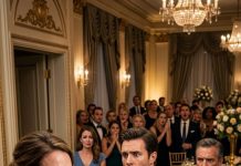 I froze as a woman stormed into my engagement party with two little children clutching her hands. She pointed at my fiancé and shouted, “Tell her I’m your wife!” The room fell silent. My fiancé stammered, “Emily… I can explain…” I slipped the engagement ring off my finger, dropped it into his champagne glass, and walked away without a single tear. None of them knew my next move would leave everyone speechless.