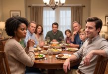 “Family helps family,” my cousin sneered across the dinner table, loud enough for everyone to hear. “So why won’t you lend me the money?” I felt every eye turn toward me, but instead of arguing, I stood and unlocked my phone. “Then explain this,” I said, placing it in front of him. The moment he saw the screenshots, his smile vanished—and my aunt suddenly screamed, “Where did you get that?”