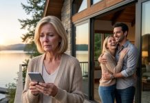 “Don’t come to the lake house anymore,” my daughter’s text read. “Patrick just wants to spend time with family.” I smiled, sold the house they thought was already theirs, and vanished without another word. Three months later, Patrick screamed through the locked gate, “You can’t do this! That house belongs to us!” I whispered, “No… it belonged to the woman you should never have betrayed.” What happened next destroyed far more than their dreams.