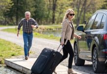 I watched my daughter-in-law throw a suitcase into the lake and drive away without looking back. Then I heard a tiny voice cry, “Grandpa… please help me!” My heart nearly stopped as I ripped the zipper open, whispering, “Please… don’t let me be too late.” What I found inside shattered my world forever—but she had no idea she had just made the biggest mistake of her life.