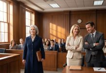 The moment I walked into that courtroom, my daughter smirked like she’d already won. Then the judge turned pale, stared straight at me, and whispered, “My God… is it really her?” My son-in-law laughed, “She’s just a confused old woman.” He had no idea that every forged signature, every fake report, and every lie had already led him into my trap. What happened next destroyed everything they thought they owned.