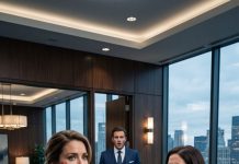 I secretly took an entry-level job at my husband’s company to surprise him after months apart. During a meeting, I absentmindedly took a sip from the glass on his desk. Before I could apologize, his secretary slapped me across the face and screamed, “How dare you drink from my husband’s glass!” The entire office froze. Then the office door opened… and my husband walked in. The look on his face changed everything.