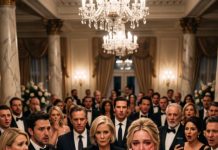 The moment my mother-in-law’s hand crashed across my face, the entire wedding hall fell silent. She pointed at me and screamed, “You’re nothing but an obstacle! My son belongs with the woman he truly loves!” My husband didn’t defend me—he held his mistress instead. Wiping the blood from my lip, I pulled out my phone and whispered, “Mom… bankrupt every single one of them.” They laughed. None of them knew who my real mother was… or what was about to happen next.