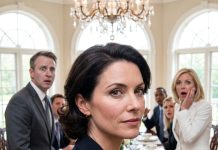 I had barely touched my wine when my husband’s young assistant slapped me across the face and sneered, “Learn your place. Employees don’t sit at the head of the table.” The entire family laughed—until I slapped her back and silently looked at my husband. His hands started shaking. “Claire… please, not tonight,” he whispered. They thought I was only a quiet wife. None of them knew I owned the company they were all fighting to inherit. That dinner changed everything.