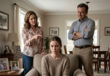 For ten years, my parents laughed whenever I walked into a room. “No real job. No future,” my father would say, while my mother smiled like I was a family embarrassment. I let them believe it—until Grandma sent me a text from a stranger’s phone: “Help me. They took my phone.” Ten minutes later, I stood at their door with two police officers… and my badge.
