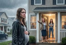 The day my own mother threw me out because I was pregnant, she screamed, “You’re dead to this family!” Three years later, she stood at my front door crying, “Please… let me meet my grandson. We belong together again.” She thought discovering who my son’s father was would erase everything she had done. She couldn’t have been more wrong—and I was about to prove it.