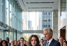 On my very first day at work, my boss ripped my jacket, pointed at me in front of everyone, and sneered, “People raised by a single mother don’t belong in this company.” I walked home in tears, convinced my career was over. When my father saw my ruined suit, he made one quiet phone call and said, “No one humiliates my daughter.” The next morning, the people laughing at me were the ones begging for mercy.