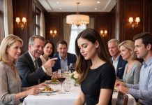 “Still living in that cramped apartment?” My uncle laughed. Then my cousin’s fiancée noticed my watch — Googled it — and her smile dropped. Suddenly, the whole table went quiet.