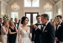 I smiled when my father looked me in the eyes on my wedding day and said, “You’re married now. Leave this family forever.” Everyone laughed, believing I was finally powerless. I quietly held my husband’s hand and walked away. They thought they had destroyed me… but the next morning, when I sold the apartment and froze the family account, their nightmare began.