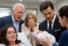 The moment the nurse carried my newborn into recovery, my mother recoiled. “We will never acknowledge a fatherless child,” she said. My father folded his arms. “And we will never hold that baby.” I looked at them, strangely calm, and kissed my son’s forehead. I wasn’t heartbroken—not even close. They had no idea his father was the man whose name could destroy everything they owned… and he was already walking toward the door.