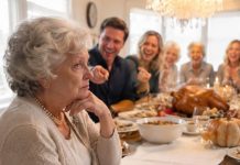 “They invited you here just to steal everything,” my lawyer whispered as I watched the snow bury the airport windows. Minutes earlier, my grandson had told me, “Take a cab to a hotel, Grandma. We already started Thanksgiving dinner.” They thought leaving a seventy-two-year-old woman alone would make me frightened enough to sign their papers. But they had forgotten what I did for thirty-eight years—and who was already coming through their front door.