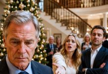 “Dad, the best Christmas gift you could give me is not showing up,” my daughter said, while her husband laughed behind her. I calmly agreed, although the mansion hosting their glamorous party—and the company paying for their champagne—secretly belonged to me. On Christmas morning, three legal envelopes arrived at their door. When her husband called screaming, I whispered, “You wanted me absent. I sent the truth instead.”