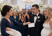 My billionaire ex-husband invited me to his wedding along with his secretary, smirking as he said, “You should come. She’s pregnant – unlike you, she’s not useless.” I smiled. “Of course I’ll come, and I’ll bring you a surprise.”