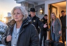 My daughter-in-law locked me outside during a snowstorm because I refused to sign the house over. “Sleep on the porch,” she shouted through the window. My feet went numb before a neighbor found me. At dawn, the sheriff returned with me—and informed her that she had twenty minutes to leave my property.