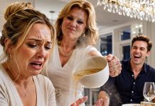 My mother-in-law poured hot soup over my hand because dinner was late. My husband laughed while blisters formed and said, “Maybe now you’ll learn.” I wrapped my hand in ice and quietly called the family attorney. During breakfast, a process server arrived with an eviction order—and proof that the house they ruled had always belonged to me.