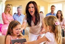My eight-year-old daughter was burning with fever when my mother blocked the hallway and snapped, “No money for a doctor. She should’ve given that tablet to her cousin instead.” My sister actually reached over and ripped Lily’s birthday gift from her hands. I took it back, lifted my coughing child, and whispered, “Enjoy tonight.” Because they had no idea what was arriving at their door Monday morning.