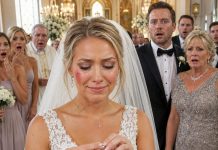 My Husband Slapped Me at the Altar on Our Wedding Day — I Smiled Through the Tears, Took Off My Ring, and Disappeared Before He Realized What He Had Lost