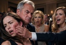 AT A PARTY IN FRONT OF MANY GUESTS, MY PARENTS PRESSURED ME TO GIVE THE PENTHOUSE KEYS TO MY UNEMPLOYED SISTER. WHEN I REFUSED, MY FATHER ANGRILY SLAPPED ME SO HARD MY EARRING FELL OFF, FORCING ME TO WALK OUT AND ORDER A WOMAN TO STEP IN AND RESOLVE IT WITHIN 5 MINUTES.