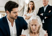 “My mother hasn’t eaten in three months,” I whispered, staring at the untouched bowl in front of her. My wife simply smiled and said, “She wants attention.” Then the new cook leaned toward me and said, “Your mother isn’t refusing food… someone is starving her.” I froze. Before I could ask who, she added, “And if you confront them now, they’ll know we’ve discovered their secret.”