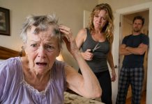My daughter in law cut my hair while I slept. When I woke up in shock, she smiled. “Now you learn your place.” My son agreed. “You needed a lesson, mom.” I held back my tears. But what I did three days later made both of them fall to their knees begging for my forgiveness…
