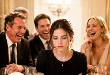 My father raised his glass and laughed. “Maybe one day your little computer hobby will pay your rent, Maya.” My brother smirked while his wealthy fiancée stared at the contract slipping from my bag. Then her face went white. “Wait… Maya Reed? Founder of Aurora Grid?” The entire table went silent. I slowly closed the folder, because they still didn’t know what my brother had secretly done using my name.