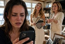 “TAKING DEPOSITS ON SARAH’S LAKE HOUSE,” ASHLEY POSTED IN FAMILY GROUP. “SELLING FOR $850K SINCE SHE DEFAULTED ON DUES.” MOM ALREADY PICKED NEW FURNITURE. THEN HOA PRESIDENT CALLED: “MA’AM, OWNER PAID $24,000 AHEAD THROUGH 2027. ALL RECORDS CURRENT. WHO AUTHORIZED THIS LISTING?”