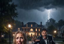 “Give it back to me, Clara, or you won’t survive this night!” my new husband screamed through the pouring rain, chasing me down the dark road while I clutched my soaked wedding dress. In my trembling hand was a tiny, engraved silver thumb drive I had just pulled from his locked briefcase. He married me for love, or so I thought—until that drive revealed the gruesome fate of his first two wives.