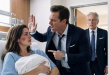 After five daughters, my husband finally got the son he had prayed for. But the moment our newborn opened his blue eyes, Grant slapped me and shouted, “I won’t raise another man’s bastard!” I clutched my baby as my father stepped into the delivery room, his own blue eyes blazing. He asked only one question: “Is this the first time he’s hit you?” My answer destroyed everything Grant thought he owned.