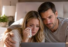 I thought my husband was holding me together after my mother died—until I saw the message flashing on his laptop: “SHE’S CRYING AGAIN. BONUS PAYOUT UNLOCKED.” My blood froze. Every breakdown, every shower, every desperate confession had been secretly streamed to strangers for money. When Daniel whispered, “You should trust me more,” I smiled through the nausea. He had no idea the “fragile wife” he was exploiting used to hunt digital criminals for a living.