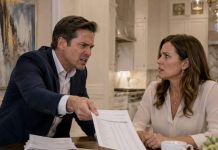 After ten years of marriage, my husband shoved a spreadsheet across the table and said, “From now on, everything is fifty-fifty. I’m not supporting a gold digger.” I looked around the mortgage-free house my trust owned, remembered the $180,000 I had quietly loaned his company, and smiled. “Fine. Let’s make it exactly fifty-fifty.” Three weeks later, he was the one begging me to stop counting.