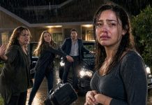 I was eight months pregnant when my mother-in-law slapped me across the face and my sister-in-law shoved my suitcase into the rain. “Get out! You were never good enough for this family,” she screamed before kicking me off the porch. I wrapped both arms around my belly, fighting tears. Then headlights swept across the driveway. A familiar black car stopped behind them. My husband stepped out, saw the blood on my lip, and whispered, “Mom… what did you do?”