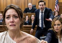 The courtroom went silent when I stood before the judge and slowly pulled my blouse from my shoulder, revealing layers of scars—some faded, others still raw. My husband shot to his feet. “She’s lying! She did that to herself!” I looked straight at him and whispered, “Then explain why every scar matches the dates in my recordings.” The judge’s face hardened. But when my lawyer opened the final evidence file, my husband suddenly stopped breathing.