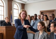 My stepmother pointed at me with tears streaming down her face and cried, “She can barely dress herself! She doesn’t even know what day it is!” The courtroom believed every word—until the judge quietly removed his glasses and asked, “You really thought no one would check?” My stepmother froze. Her lawyer went pale. That was the exact moment everyone realized I hadn’t come to defend myself. I had come to destroy the lie that stole my life.