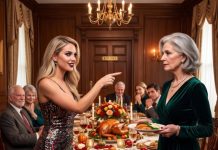 “Move your plate to the kitchen, Evelyn—this table is for real family now,” my daughter-in-law sneered, tossing my forty-year Thanksgiving tradition into the trash. My cowardly son just stared at his lap. They thought I was a helpless widow losing her mind. They had no idea I was a top corporate lawyer, and the fraudulent deed they just executed was about to ruin their lives forever.