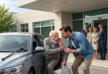 Everyone in my wife’s family suddenly became “too busy” to pick up my father-in-law after his hospital discharge. I drove 230 kilometers to get him. The moment he entered my car, he locked the door and whispered, “Don’t take me home. Drive to a lawyer.” I thought he was afraid of his children. I was wrong. He was afraid of what they had already done to me.