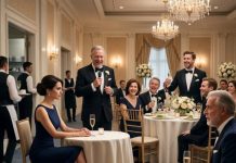 At my brother’s wedding, my father laughed into the microphone and said, “Claire does something with spreadsheets from home.” Then they seated me alone at table thirteen, beside the service corridor. I smiled and said nothing—until a billionaire investor suddenly stood, walked straight to my father, and asked, “Mr. Bennett, do you have any idea what your daughter actually does for a living?” My mother went completely still.