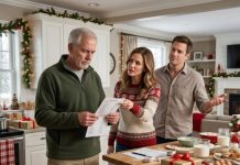 Three days before Christmas, my daughter-in-law handed me a four-page shopping list for fifty of her relatives. “Dad, handle it.” Then my own son laughed and said, “Sleep under a bridge. Her parents need the master bedroom.” I smiled. “Fine. Cook, clean, and entertain them yourselves.” Their smiles vanished. What they didn’t know was that I had already called my realtor—and by morning, a FOR SALE sign was going up outside my house.